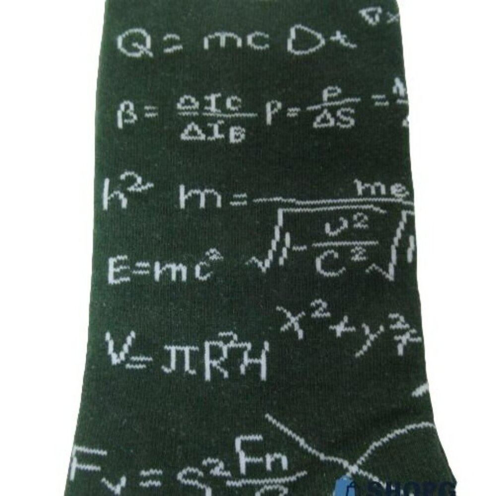 Math-Themed Socks One Size Fits All By Socky Sock
